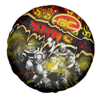 Step Into Horror Domain Suns Football Spare Tire Cover Halloween Horror Movie Characters - Aussie Hoodie
