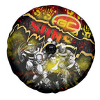 Step Into Horror Domain Suns Football Spare Tire Cover Halloween Horror Movie Characters - Aussie Hoodie