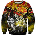 Step Into Horror Domain Suns Football Sweatshirt Halloween Horror Movie Characters - Aussie Hoodie