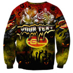 Step Into Horror Domain Suns Football Sweatshirt Halloween Horror Movie Characters - Aussie Hoodie