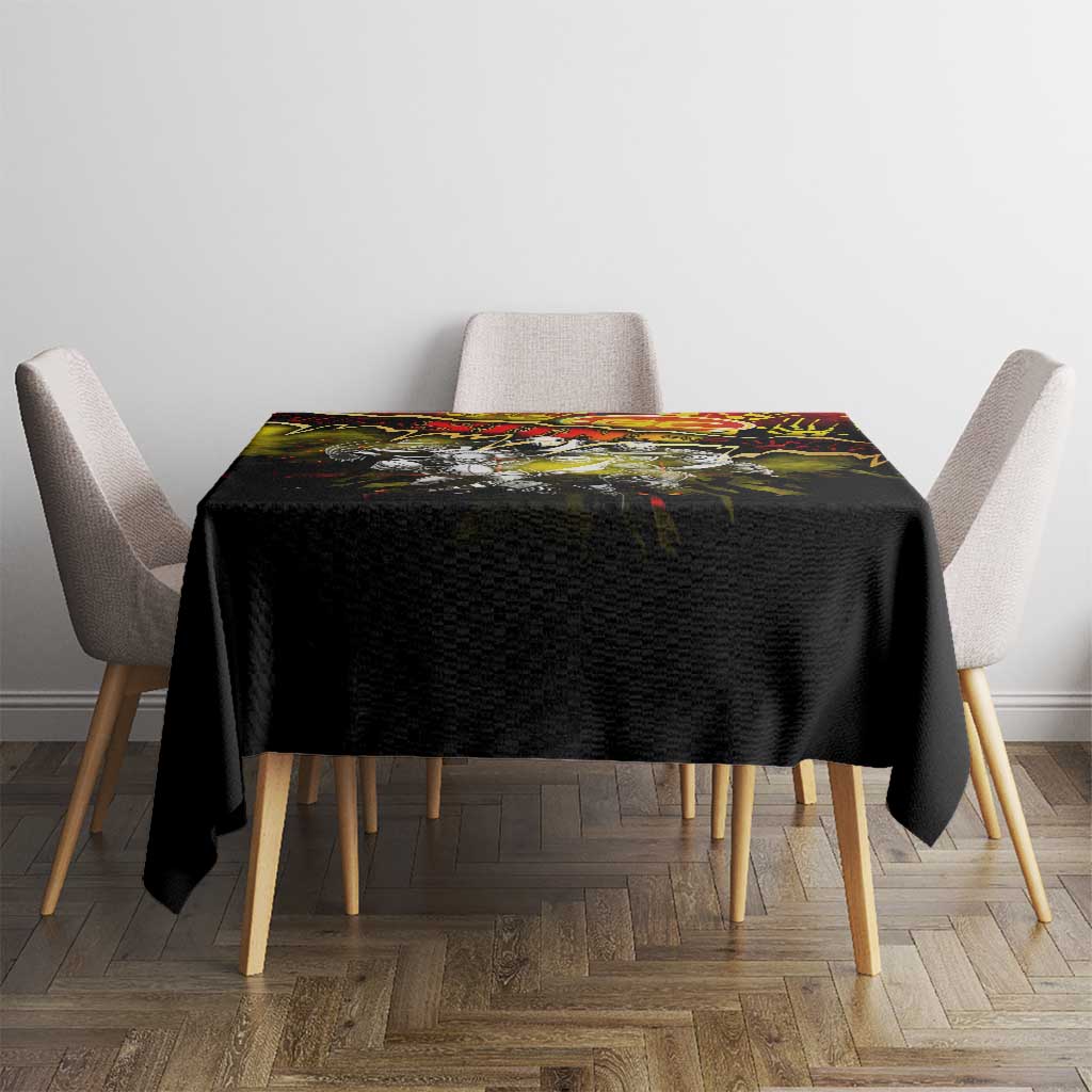 Step Into Horror Domain Suns Football Tablecloth Halloween Horror Movie Characters - Aussie Hoodie
