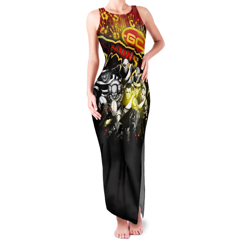 Step Into Horror Domain Suns Football Tank Maxi Dress Halloween Horror Movie Characters - Aussie Hoodie