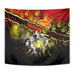 Step Into Horror Domain Suns Football Tapestry Halloween Horror Movie Characters - Aussie Hoodie