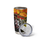 Step Into Horror Domain Suns Football Tumbler Cup Halloween Horror Movie Characters - Aussie Hoodie