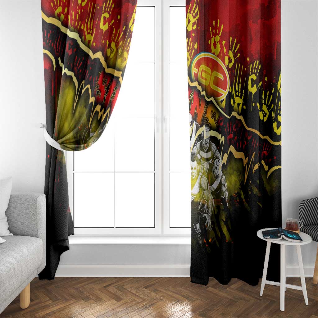 Step Into Horror Domain Suns Football Window Curtain Halloween Horror Movie Characters - Aussie Hoodie
