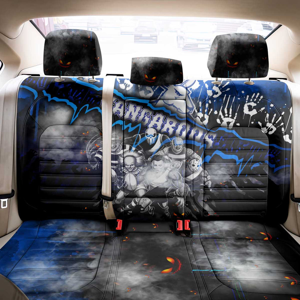 Step Into Horror Domain Kangaroos Football Back Car Seat Cover Halloween Horror Movie Characters - Aussie Hoodie