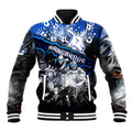Step Into Horror Domain Kangaroos Football Baseball Jacket Halloween Horror Movie Characters - Aussie Hoodie