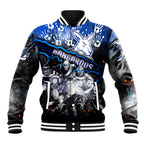 Step Into Horror Domain Kangaroos Football Baseball Jacket Halloween Horror Movie Characters - Aussie Hoodie