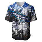 Step Into Horror Domain Kangaroos Football Baseball Jersey Halloween Horror Movie Characters - Aussie Hoodie