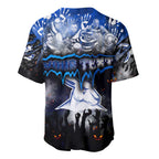 Step Into Horror Domain Kangaroos Football Baseball Jersey Halloween Horror Movie Characters - Aussie Hoodie