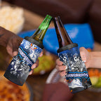 Step Into Horror Domain Kangaroos Football 4 in 1 Can Cooler Tumbler Halloween Horror Movie Characters - Aussie Hoodie