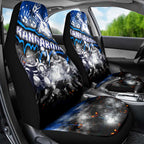 Step Into Horror Domain Kangaroos Football Car Seat Cover Halloween Horror Movie Characters - Aussie Hoodie