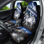 Step Into Horror Domain Kangaroos Football Car Seat Cover Halloween Horror Movie Characters - Aussie Hoodie