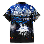 Step Into Horror Domain Kangaroos Football Family Matching Mermaid Dress and Hawaiian Shirt Halloween Horror Movie Characters - Aussie Hoodie