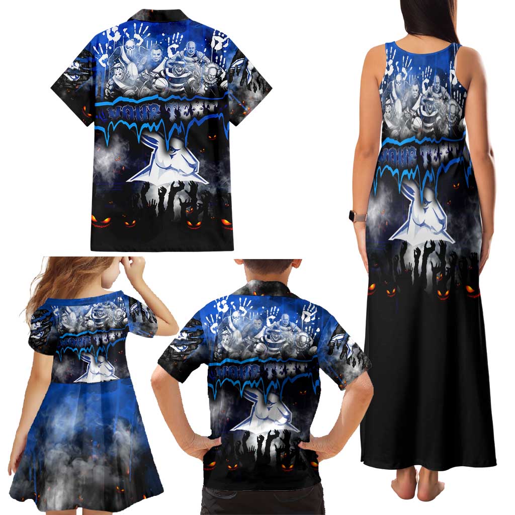 Step Into Horror Domain Kangaroos Football Family Matching Tank Maxi Dress and Hawaiian Shirt Halloween Horror Movie Characters - Aussie Hoodie