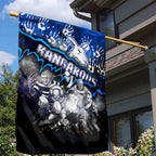 Step Into Horror Domain Kangaroos Football Garden Flag Halloween Horror Movie Characters - Aussie Hoodie
