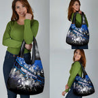 Step Into Horror Domain Kangaroos Football Grocery Bag Halloween Horror Movie Characters - Aussie Hoodie