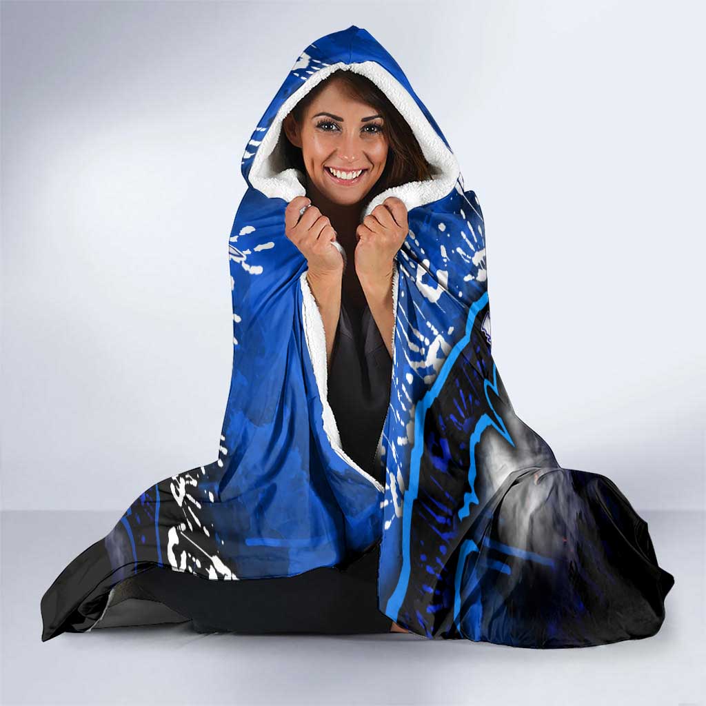 Step Into Horror Domain Kangaroos Football Hooded Blanket Halloween Horror Movie Characters - Aussie Hoodie