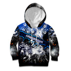 Step Into Horror Domain Kangaroos Football Kid Hoodie Halloween Horror Movie Characters - Aussie Hoodie