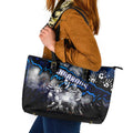 Step Into Horror Domain Kangaroos Football Leather Tote Bag Halloween Horror Movie Characters - Aussie Hoodie