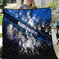 Step Into Horror Domain Kangaroos Football Quilt Halloween Horror Movie Characters - Aussie Hoodie