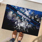 Step Into Horror Domain Kangaroos Football Rubber Doormat Halloween Horror Movie Characters - Aussie Hoodie