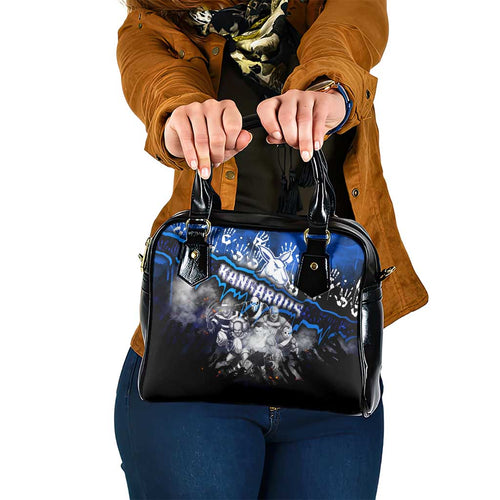 Step Into Horror Domain Kangaroos Football Shoulder Handbag Halloween Horror Movie Characters - Aussie Hoodie