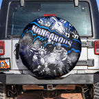Step Into Horror Domain Kangaroos Football Spare Tire Cover Halloween Horror Movie Characters - Aussie Hoodie