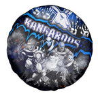 Step Into Horror Domain Kangaroos Football Spare Tire Cover Halloween Horror Movie Characters - Aussie Hoodie