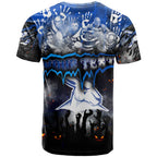 Step Into Horror Domain Kangaroos Football T Shirt Halloween Horror Movie Characters - Aussie Hoodie