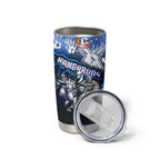 Step Into Horror Domain Kangaroos Football Tumbler Cup Halloween Horror Movie Characters - Aussie Hoodie