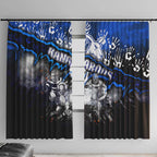 Step Into Horror Domain Kangaroos Football Window Curtain Halloween Horror Movie Characters - Aussie Hoodie