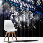 Step Into Horror Domain Kangaroos Football Window Curtain Halloween Horror Movie Characters - Aussie Hoodie