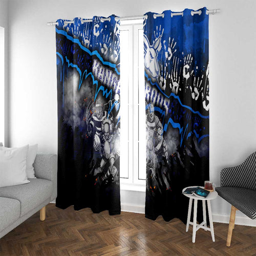 Step Into Horror Domain Kangaroos Football Window Curtain Halloween Horror Movie Characters - Aussie Hoodie