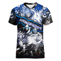 Step Into Horror Domain Kangaroos Football Women V-Neck T-Shirt Halloween Horror Movie Characters - Aussie Hoodie