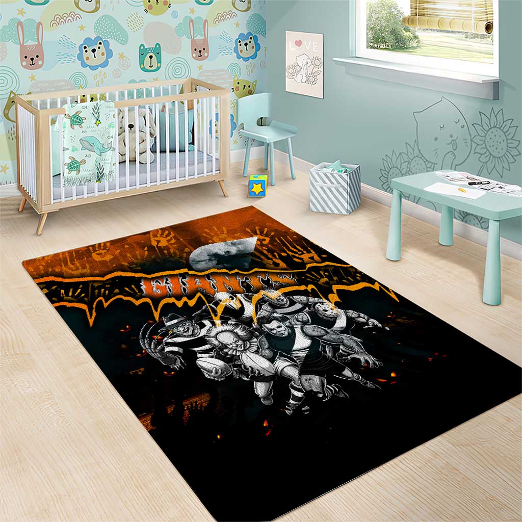 Step Into Horror Domain Giants Football Area Rug Halloween Horror Movie Characters - Aussie Hoodie