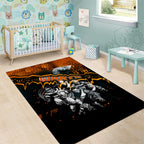 Step Into Horror Domain Giants Football Area Rug Halloween Horror Movie Characters - Aussie Hoodie