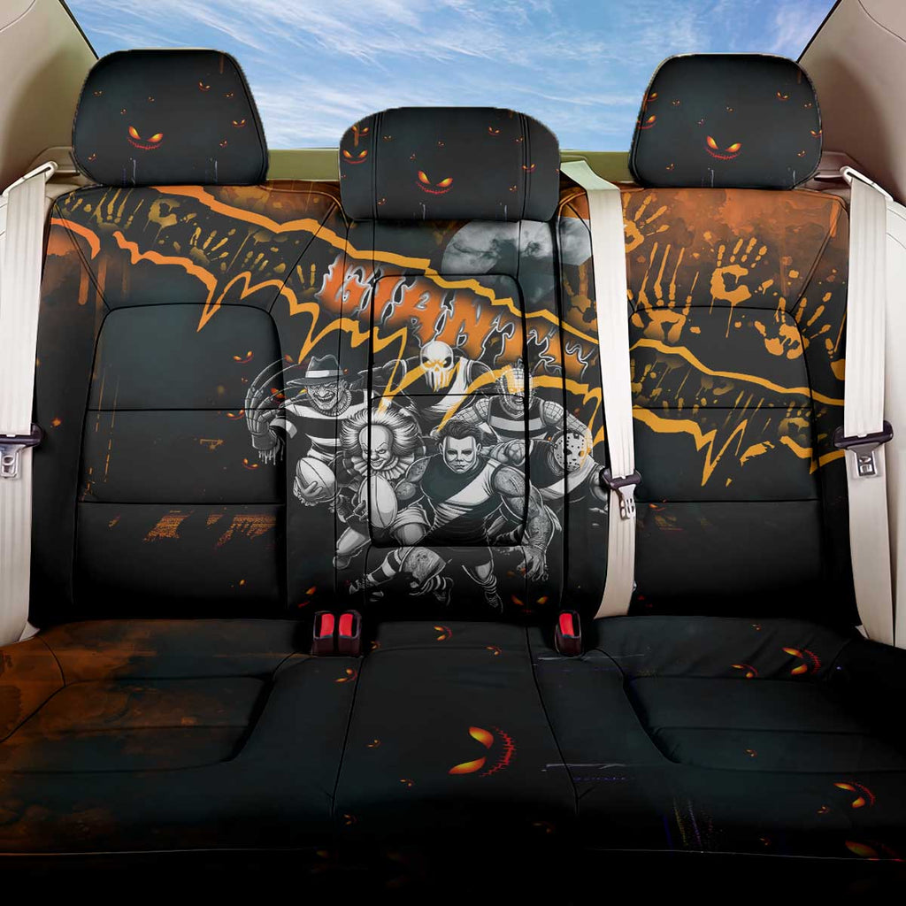 Step Into Horror Domain Giants Football Back Car Seat Cover Halloween Horror Movie Characters - Aussie Hoodie