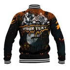 Step Into Horror Domain Giants Football Baseball Jacket Halloween Horror Movie Characters - Aussie Hoodie