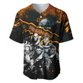 Step Into Horror Domain Giants Football Baseball Jersey Halloween Horror Movie Characters - Aussie Hoodie