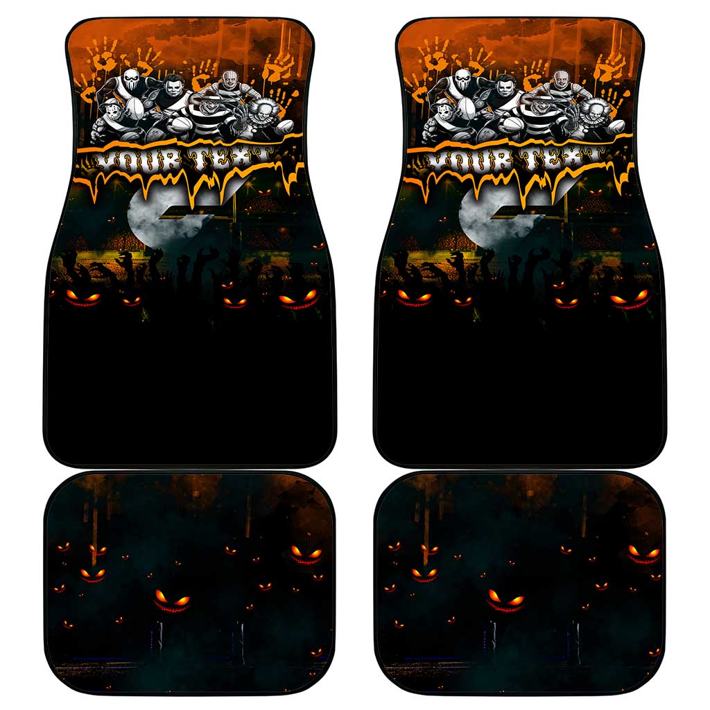 Step Into Horror Domain Giants Football Car Mats Halloween Horror Movie Characters - Aussie Hoodie
