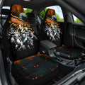 Step Into Horror Domain Giants Football Car Seat Cover Halloween Horror Movie Characters - Aussie Hoodie