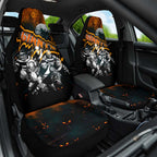 Step Into Horror Domain Giants Football Car Seat Cover Halloween Horror Movie Characters - Aussie Hoodie