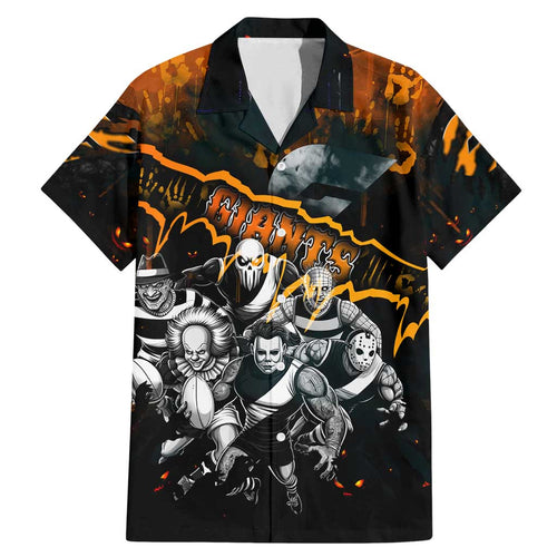 Step Into Horror Domain Giants Football Family Matching Mermaid Dress and Hawaiian Shirt Halloween Horror Movie Characters - Aussie Hoodie