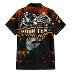 Step Into Horror Domain Giants Football Family Matching Mermaid Dress and Hawaiian Shirt Halloween Horror Movie Characters - Aussie Hoodie