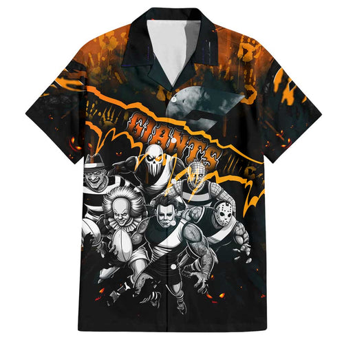 Step Into Horror Domain Giants Football Family Matching Tank Maxi Dress and Hawaiian Shirt Halloween Horror Movie Characters - Aussie Hoodie