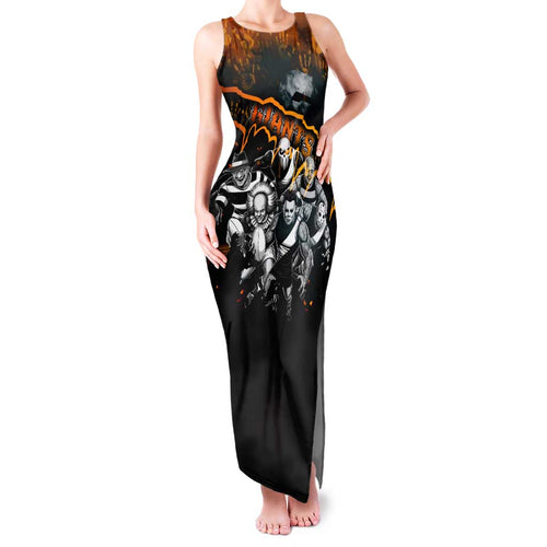 Step Into Horror Domain Giants Football Family Matching Tank Maxi Dress and Hawaiian Shirt Halloween Horror Movie Characters - Aussie Hoodie