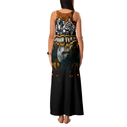 Step Into Horror Domain Giants Football Family Matching Tank Maxi Dress and Hawaiian Shirt Halloween Horror Movie Characters - Aussie Hoodie