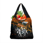 Step Into Horror Domain Giants Football Grocery Bag Halloween Horror Movie Characters - Aussie Hoodie