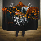 Step Into Horror Domain Giants Football Hooded Blanket Halloween Horror Movie Characters - Aussie Hoodie